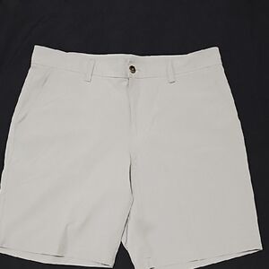 Weatherproof Gray Flat Front Shorts